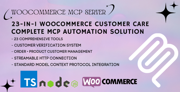 WooCommerce Store Customer Support MCP Server WooCommerce Store Customer Support MCP Server