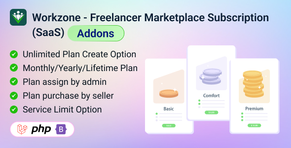 Workzone - Freelancer Marketplace Subscription (SaaS) Plugin Workzone - Freelancer Marketplace Subscription (SaaS) Plugin