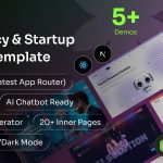Xyqo – AI Agency Startup React Next.js Template