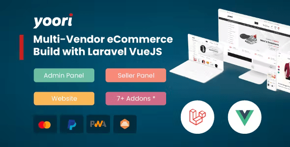 YOORI eCommerce | Single Multi-Vendor PWA Marketplace CMS