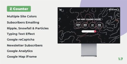 Z Counter - Coming Soon Countdown with Admin Panel
