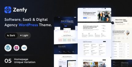 Zenfy - Software, SaaS Digital Agency WordPress Theme