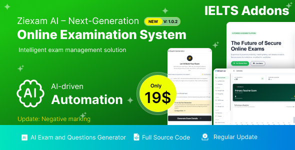 Ziexam AI – Next-Generation Online Examination System SaaS Platform
