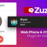 Zuz Live Web Phone Call Chat Support Plugin for Wordpress