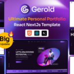 Gerold - Personal Portfolio React NextJs Template