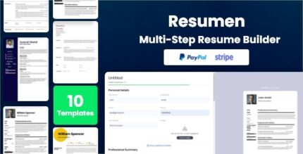 Resumen - Sass MultiStep Resume Builder