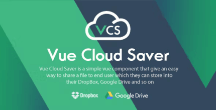 Vue Cloud Saver - Vue Component for File Sharing